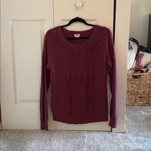 Mossimo Maroon Sweater